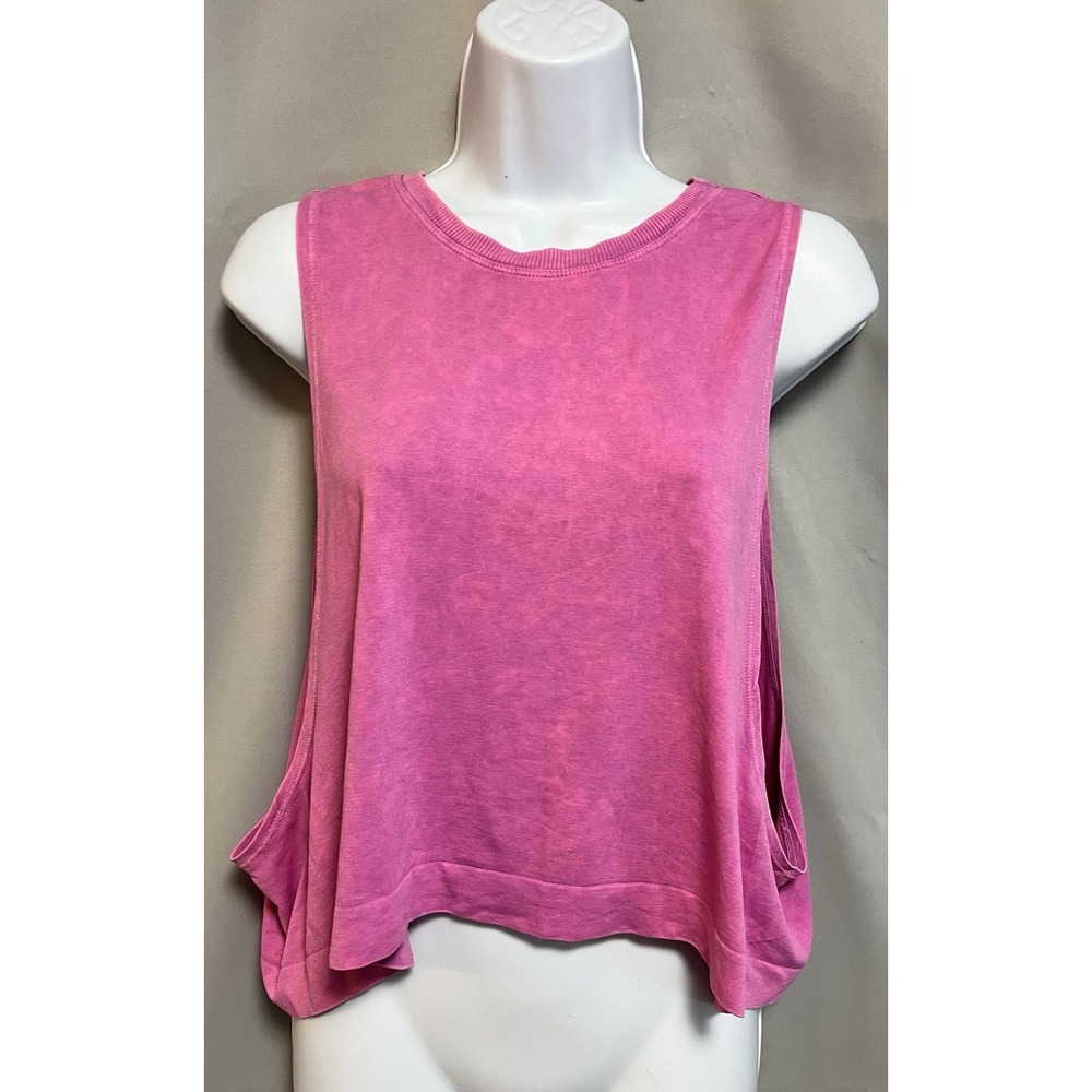 A by Avocado Pink Athletic Tank Top Sz Large Women's Running Training Gym